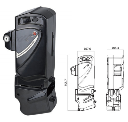 Batterie amovible de bicyclette électrique de la batterie 24V 2600Mah d'arme à feu d'OEM Fascial