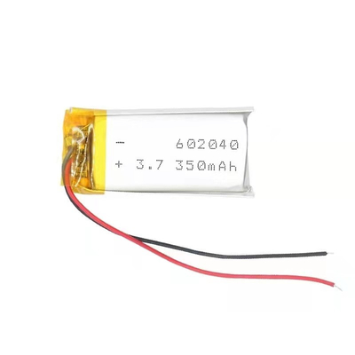 cellule de batterie rechargeable d'ion de lithium de la batterie 0.35A de polymère de lithium de 350mAh 3.7v