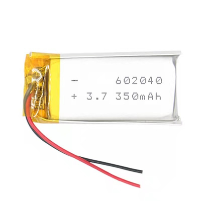 cellule de batterie rechargeable d'ion de lithium de la batterie 0.35A de polymère de lithium de 350mAh 3.7v