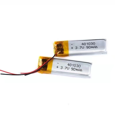 401030 petit paquet de batterie d'ion de lithium du paquet 3.7v 100mAh de batterie de polymère d'ion de Li