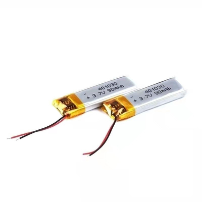401030 petit paquet de batterie d'ion de lithium du paquet 3.7v 100mAh de batterie de polymère d'ion de Li