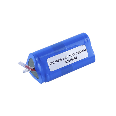 1.6A 3C Batterie au lithium 3200mAH 11.1V Rechargeable 18650 Batterie Pack MSDS