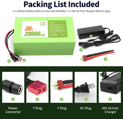 vélo de 48V 8Ah E/paquet de batterie d'ion du lithium 36V 15A pour des appareils ménagers