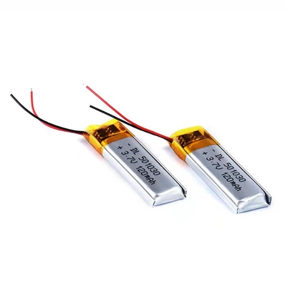 120mAh Lithium Polymer Battery 0.12A Casque Bluetooth Batterie rechargeable 1S1P