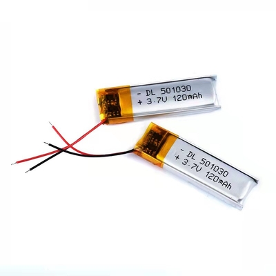 120mAh Lithium Polymer Battery 0.12A Casque Bluetooth Batterie rechargeable 1S1P