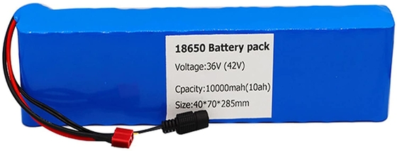 Batterie au lithium-ion de voiture électrique BMS 10AH de paquet de batterie au lithium de 36V 18650
