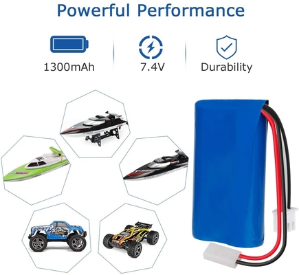 Batterie rechargeable au lithium-ion NCM 7.4V 1300mah Li Ion Battery Pack UN