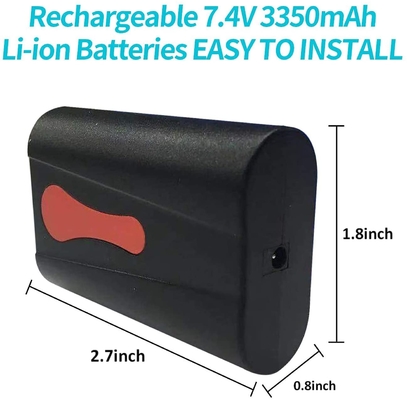 7.4V 3350mAH 3C Batterie au lithium NCM Coussin chauffant à piles