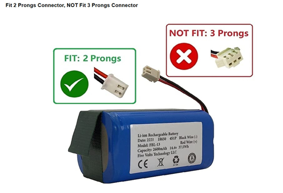 Batterie au lithium-ion à cycle profond NCM 14,4 V pour appareils ménagers