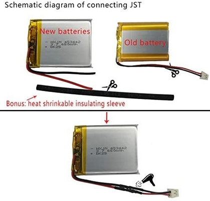 Nüvi 205 Lithium Polymère Rechargeable Batterie 3.7V 1000mAh Li Ion Batterie GPS